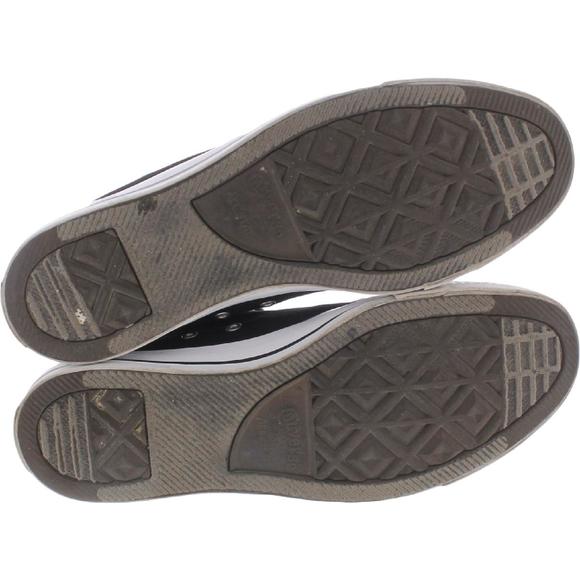 Converse Mens B/W Canvas High Top Trainers Skate Shoes Sneakers Used - Picture 2 of 3